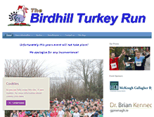 Tablet Screenshot of birdhillturkeyrun.com